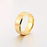 Promotions 8 Mm Width Gold Silver Black Blue Stainless Steel Ring for Women Men