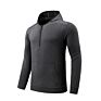 Pullover Long Sleeves for Men Plain Organic Cotton Fitness Half Zip Pullover Waterproof Men's Hoodies