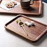 Pure Black Walnut Serving Tray in Hotel or Home