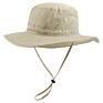 Pure Grey Khaki Blue Wide Brim Fishing Caps Upf50+ Army Green outside Sports Bonnie Bucket Sun Beach Hats for Kids Youth Adult