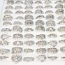 Pushi Rings Accessories Jewelry Gold Crown Rings for Girls Set Mix