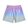 Quick Dry Full Color Changing Sublimation Shorts Spandex Polyester Running Men Shorts