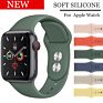 Rainbow Color Smart Silicone Apple Watch Series 6 5 Band Rubber Sport Straps for I Watch Band