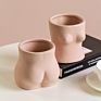 Ready to Ship Ceramic Butt Planter Body Vase Female Form Booty Flower Vases W/ Drainage Plug Small Vase Ceramic