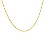 Real 18K Solid Gold Rope Chain 1.3 Mm Pure Gold Jewelry 18K Au750 Gold Chain Twist Dookie Chain Necklace Jewelry