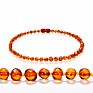 Real Baltic Amber Beads Necklace Amber Baby Teething Necklace