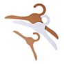 Recycled Biodegradable Eco-Friendly Sustainable Fsc Recycle Cardboard Paper Clothes Coat Hanger