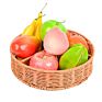 Renel Plastic Pe Rattan Woven round Candy Tray with Compartments