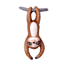 Resin Animal Sculpture Hanging Sloth Wall Decorations Art for Living Room