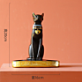 Resin Crafts Home Resin Ornament Crafts Crafts Cat Sculpture Egypt God Home Figurine Home Decoration Indoor Decoration Mascot