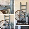 Retro Color Wooden Ladder for Clothes Drying Rack