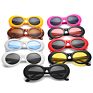 Retro Designer Sunglasses Famous Brands Outdoor Male Female Black White Uv400 Oval Sunglasses