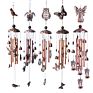 Retro Metal Butterfly Tortoise Iron Wind Chime Home Garden Decoration Outdoor Ornaments