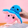 Reversible Octopus Toys Love Soft Stuffed Plush Wholesaler