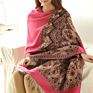 Reversible Paisley Pashmina Shawl Wrap Elegant Colors Scarf