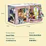 Wooden Dollhouse Miniatures DIY for Kids