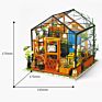 Robotime Furniture Toys Gifts Dg104 Wood Crafts Diy Miniature Doll House