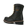 Rockrooster 9'' Safety Boots Shoe Wedge High Ankle Boots for Man and Women Unisex Black