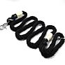 Rope Dog Harness Set Black Cotton Leash for Dogs
