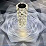 Rose Crystal Table Lamp Touch Change Color Diamond Desk Lamp Night Light for Restaurant Bar Bedside Decor