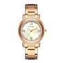 Rose Gold Fashionable Wristwatches Japan Quartz Diamond Watches