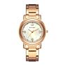 Rose Gold Fashionable Wristwatches Japan Quartz Diamond Watches