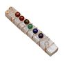 Round Beads Plaster Winding Ornament Colorful Natural Beads Pendant Craft Ornament Charms Beads Jewelry Accessories