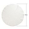 Round Cotton French Linen Soft Quilting Baby Play Mat Gym Mat for Kids