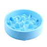 round Plastic Pet Slow Feeder Bowl Health Cat Dog Bowl Slow Food