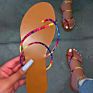 Rts Candy Colors Flip Flop Latest Casual Soft Slippers for Women's