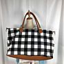 Dream.G910,plaid weekender bag