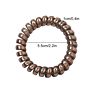 Rts Metal Punk Telephone Wire Coil Gum Elastic Hair Band Hair Tie Hairband Ponytail Holder Bracelet