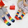 Rts Rainbow Kid Socks Infant Toddler Cotton Socks