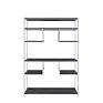 Rustic Gray Oak & Chrome 92657 Acme Vonara Bookshelf