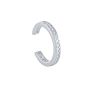 S925 Sterling Silver Single Ear Clip Earrings Personality Single Cuff Earring