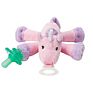 Safe Infant Pacifiers Stuffed Unicorn No Toxicity Removable Infant Pacifiers Holder Baby Orthodontic Nipples Plush Toy Teether