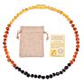 Sales Shinning Finish Natural Baltic Amber Baby Jewelry Wholesales Baby Toy Teething Necklace