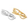Savoyshi Glasses Design Tie Clips for Men Necktie Tie Bar Clasp Tie Pin Special Mens Gift Free Carving Name