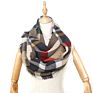 Sell Acrylic Woven Infinity for Basic Multi Color Plaids Loop Scarf