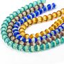 12mm  lampwaork crystal glaze beads jewelry