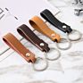 Senior Short Two-Layer Cowhide Popular Vintage Car Leather Keychain