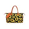 Serape Duffle Travel Bag Women Monogrammed Canvas Leopard Sunflower Duffle Weekender Tote Bag