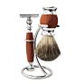 Shaving Tools Set Pure Badger Shaving Brush Double Edge Safety Razor Stainless Steel Stand 3 in 1 Shaving Kit