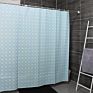 Shower Curtains for Bathroom - Tropical Leaves Plant on White Background Odorless Curtain for Bathroom Showers Hooks Included