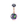 Sieyeay Stainless Piercings Button Belly Body Jewelry Navel Ring