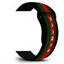 Silicone for Apple Watch Band, Sizes 38Mm and 42Mm with Red/Green Stripe Sport Watch Strap 40Mm and 44Mm