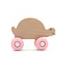 Silicone Wooden Wheel Toys