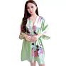 Silk Long Sets Kimono Robe Women