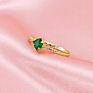 emerald stone ring 925 sterling silver emerald ring