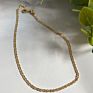 Simple Thin Silver Gold Chain Color Ankle Cuban Gold Stainless Steel Link Anklet